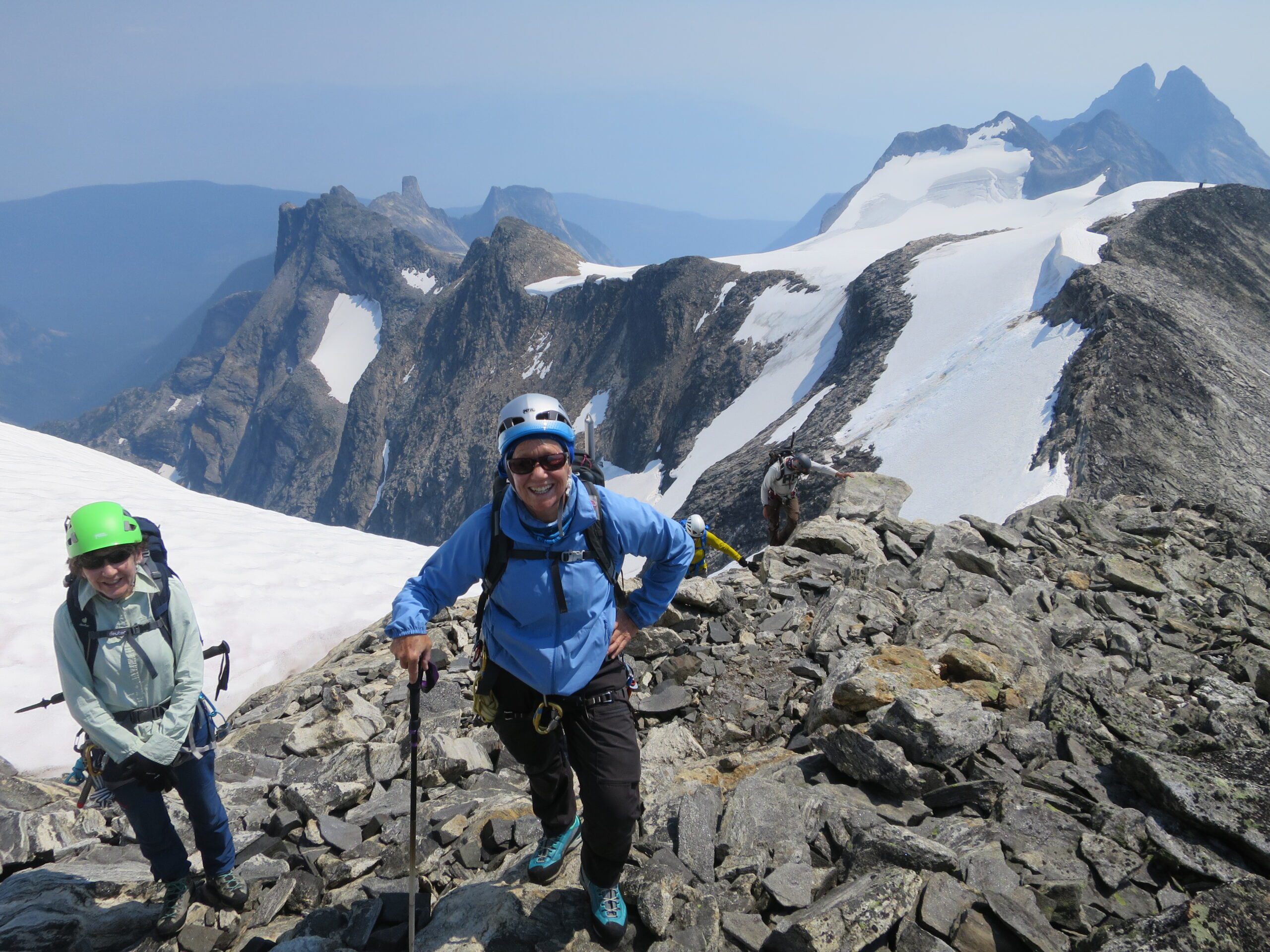 East Ridge of Mt Odin, Gold Range, Mountaineering