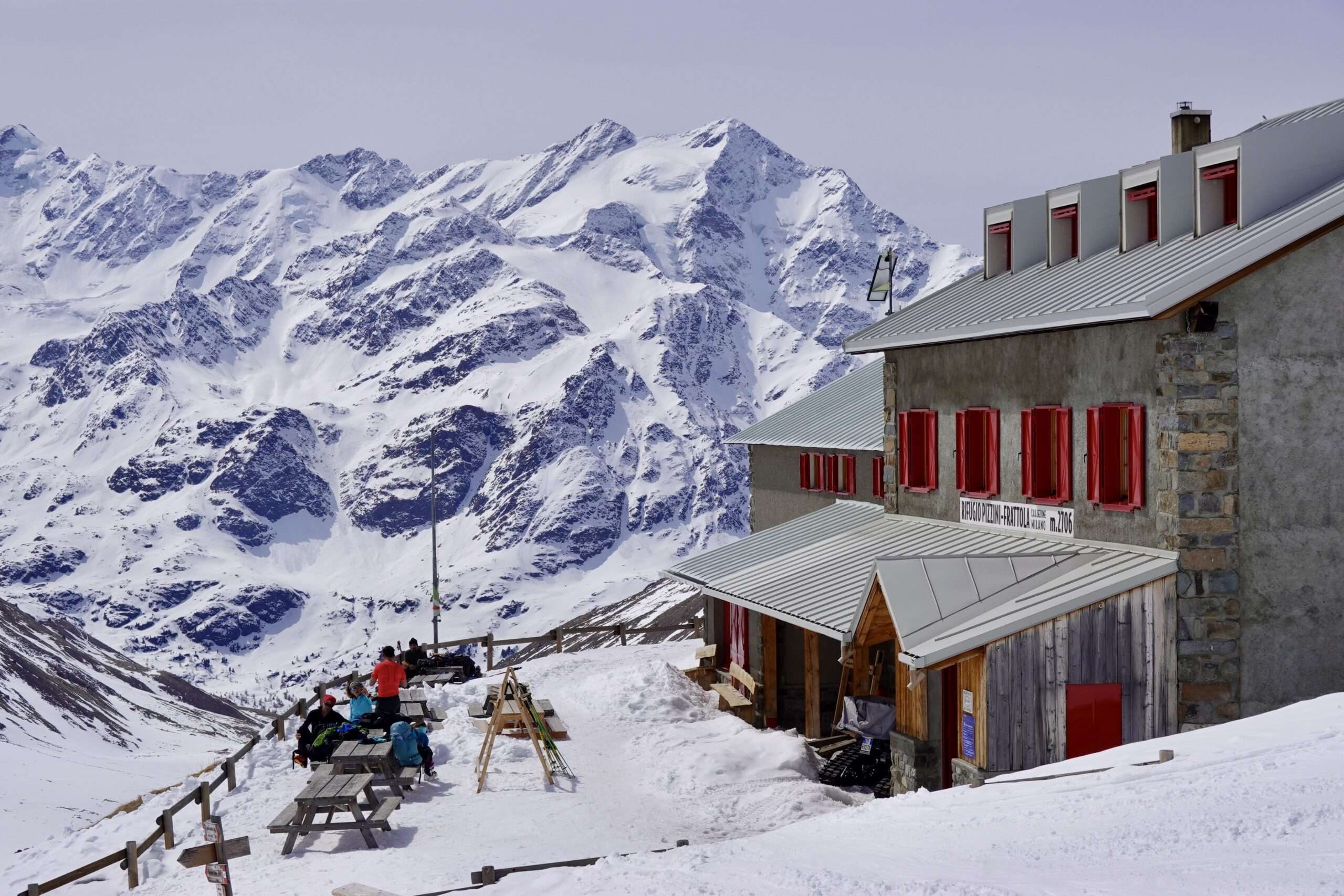 Ortler Rifugio Pizzini hut