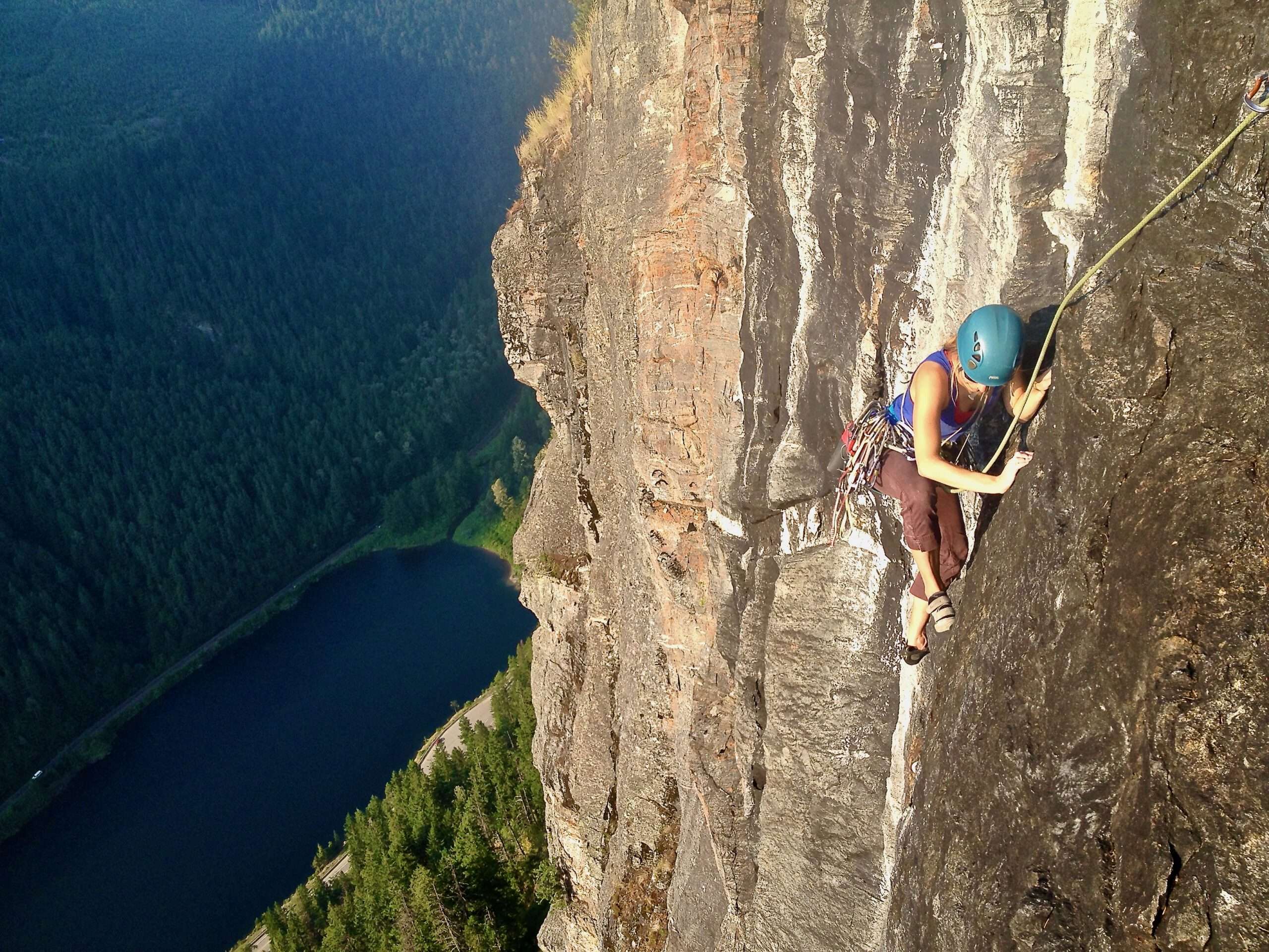 private rock climbing