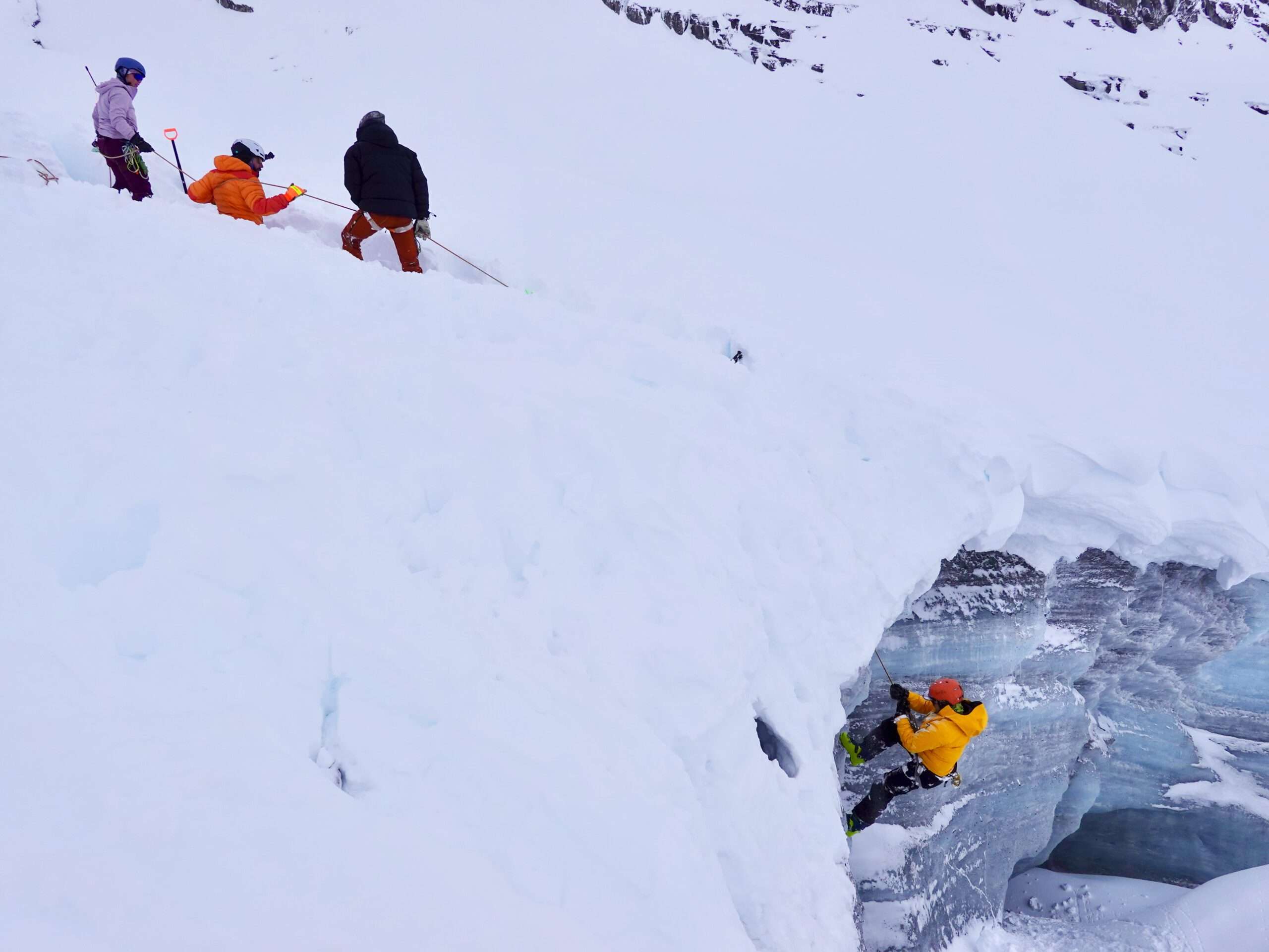 Crevasse Rescue practice